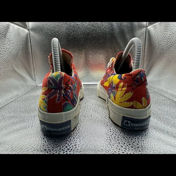Converse Vintage Floral Pattern Made In The USA SIZE 3 - Picture 6 of 8